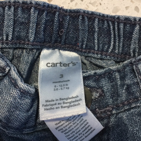 3/$25 Carter’s Lightweight Jeans - Picture 7 of 8
